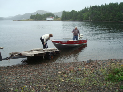 Haulout after the fishery 2008